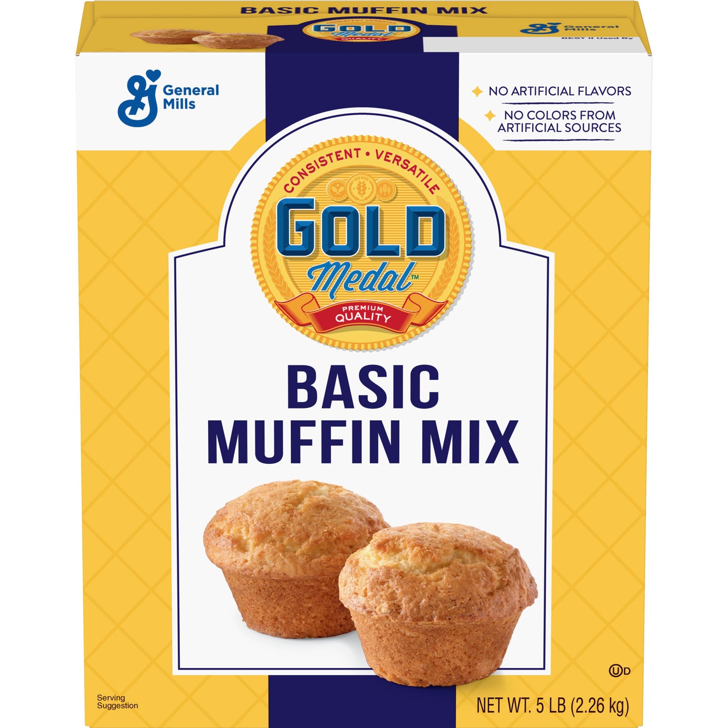 Gold Medal™ Muffin Mix Basic 5 Pound Each - 6 Per Case.