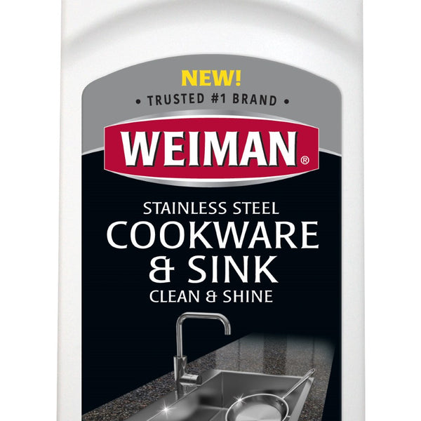 Weiman Cleaner & Polish, Stainless Steel Sink - 8 fl oz