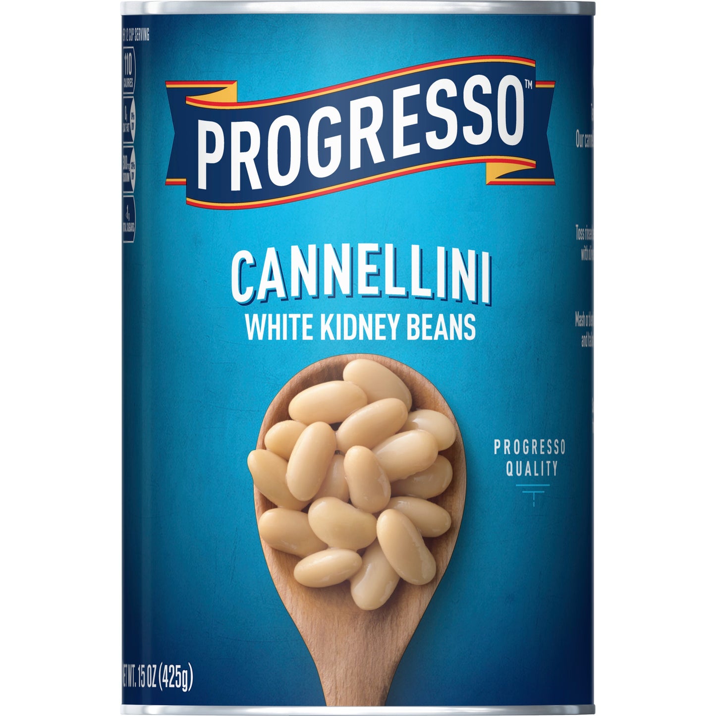 Progresso™ Canned Vegetables Cannellini White Kidney Beans 15 Ounce Size - 24 Per Case.