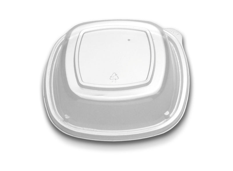 In High Dome Forum Plate Lid Clr Vented 108 Each - 432 Per Case.