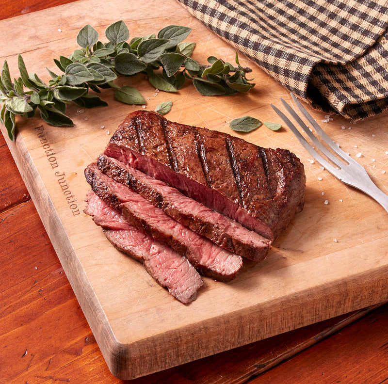 Steak Flat Iron Seasoned Choice 4.5 Pound Each - 6 Per Case.