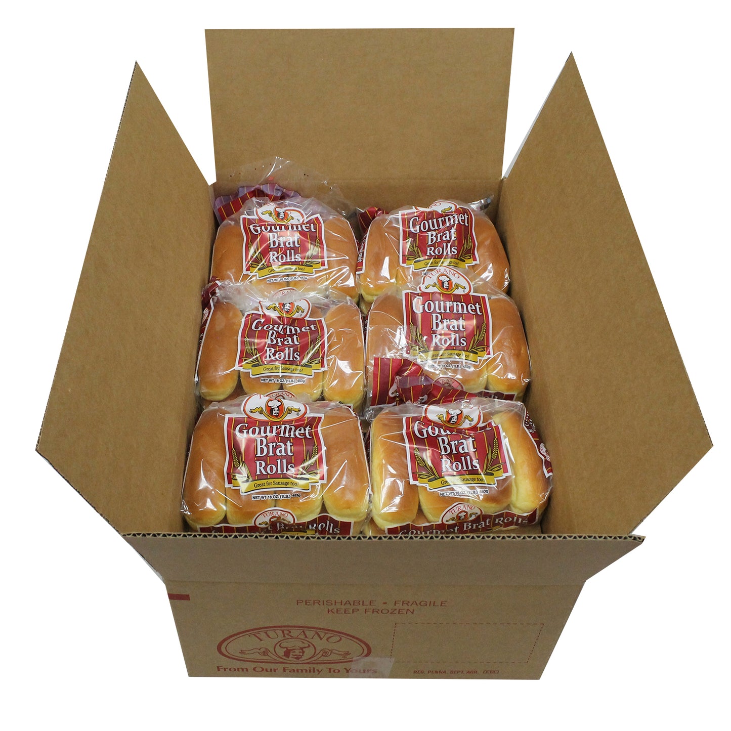 Hot Dog Brat Roll 2 Ounce Size - 96 Per Case.