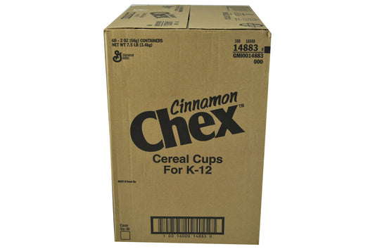 Cinnamon Chex™ Cereal Single Serve K Ozeq Grain 2 Ounce Size - 60 Per Case.