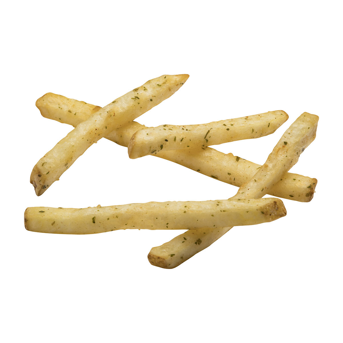 Simplot Seasonedcrisp 6"x8" Sour Cream And Chive Straight Cut Fries Skin On 5 Pound Each - 6 Per Case.