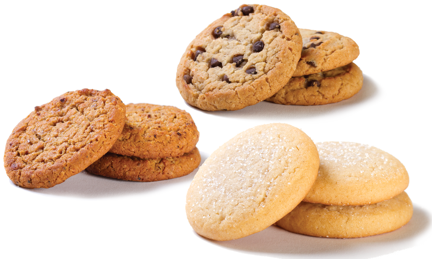 Darlington Sugar Free Soft Baked Assorted Cookies (Chocolate Chip Lemon) Indivi 1 Count Packs - 212 Per Case.