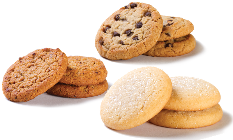 Darlington Sugar Free Soft Baked Assorted Cookies (Chocolate Chip Lemon) Indivi 1 Count Packs - 212 Per Case.