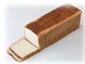 Bread White Pullman 2" Slice Useableslices 24 Ounce Size - 10 Per Case.