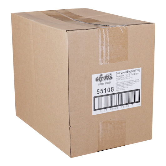 Efrutti Sour Lunch Bag 2.7 Ounce Size - 12 Per Case.