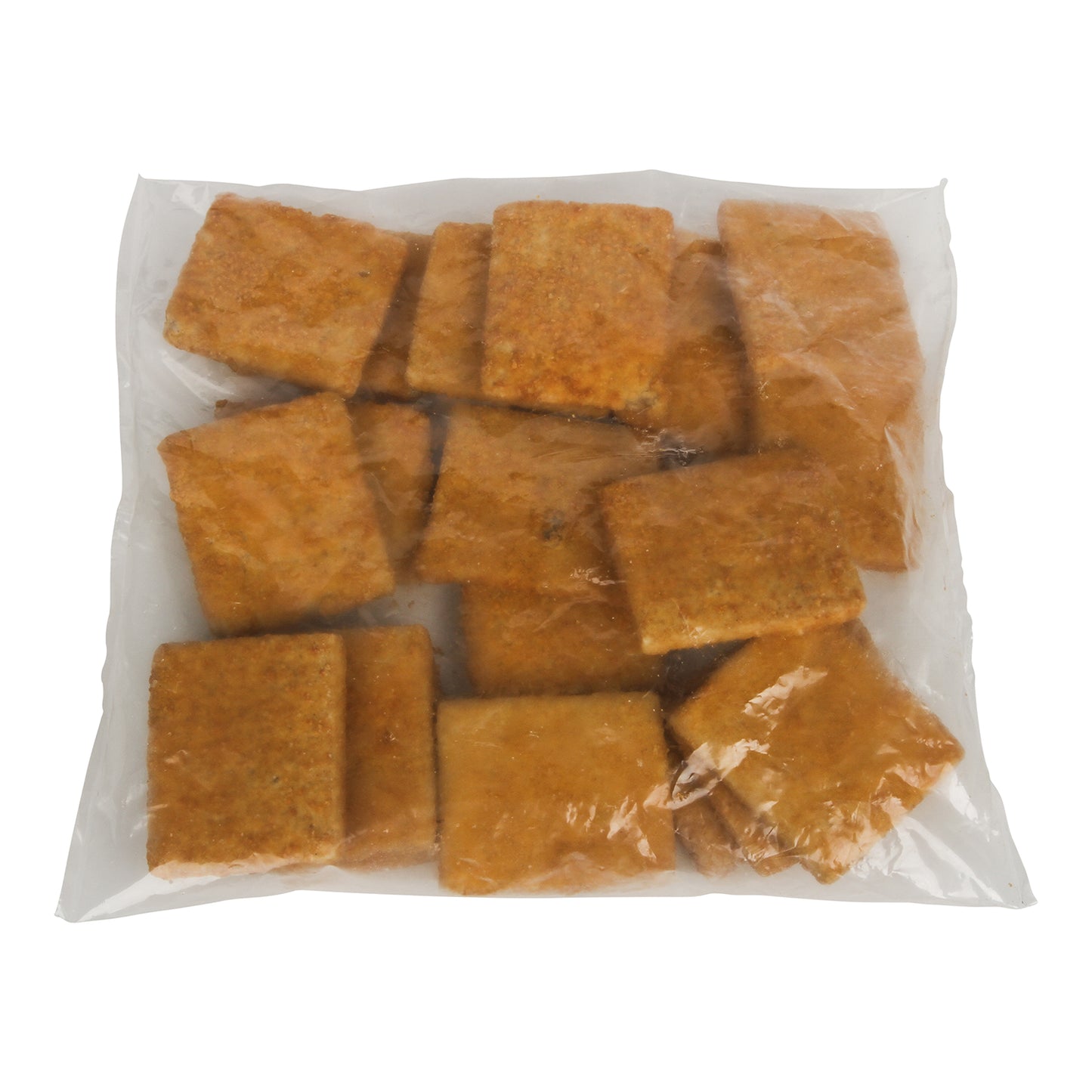 Oven Ready Breaded Pollock Squares Kosher 5 Pound Each - 2 Per Case.