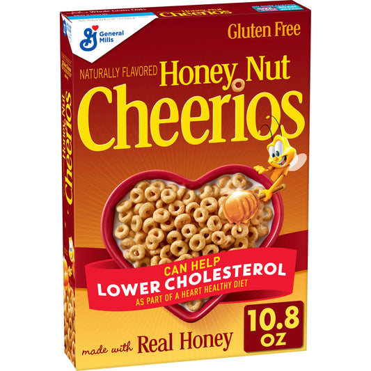 Honey Nut Cheerios™ Cereal Box 10.8 Ounce Size - 12 Per Case.