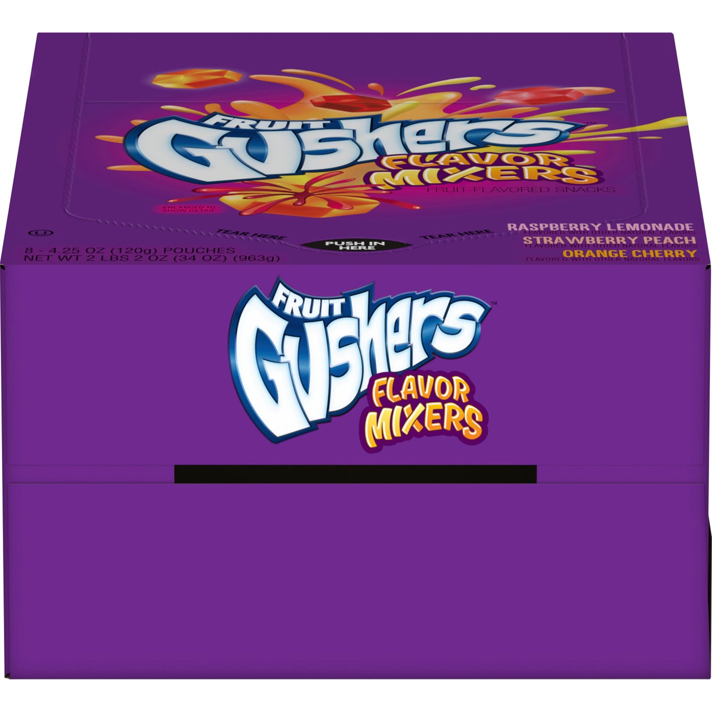 Fruit Gushers™ Gluten Free Fruit Snacks Flavor Mixers 34 Ounce Size - 6 Per Case.