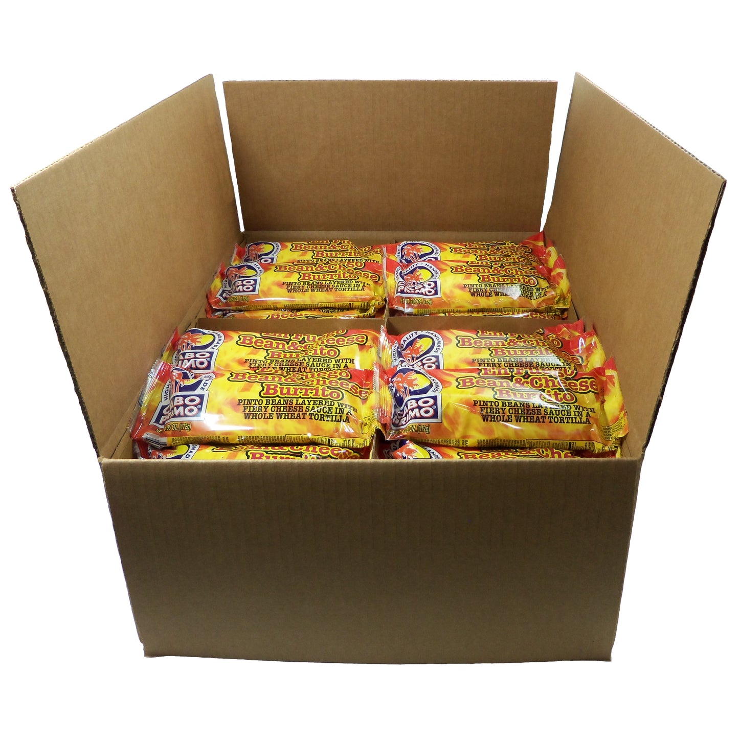 Cabo Primo En Fuego Bean & Cheese Burrito 6.05 Ounce Size - 80 Per Case.