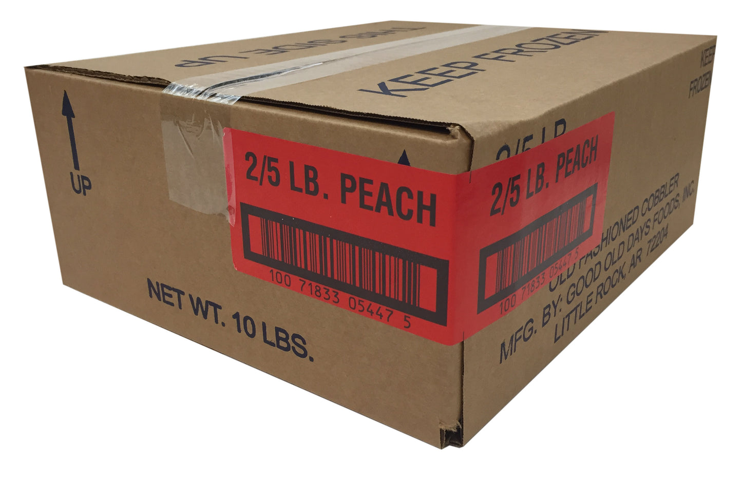 Peach Cobbler 5 Pound Each - 2 Per Case.