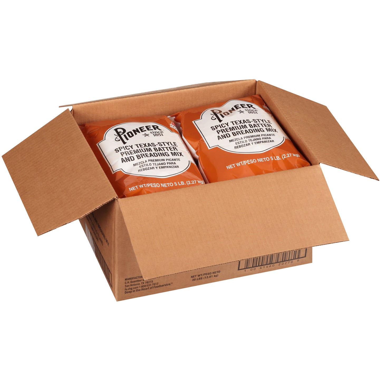 Spicy Texas Style Premium Batter And Breadingmix 5 Pound Each - 6 Per Case.