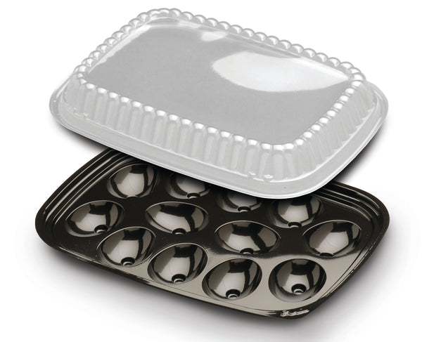 Egg Blk Pet Tray Wdm 328 Each - 1 Per Case.