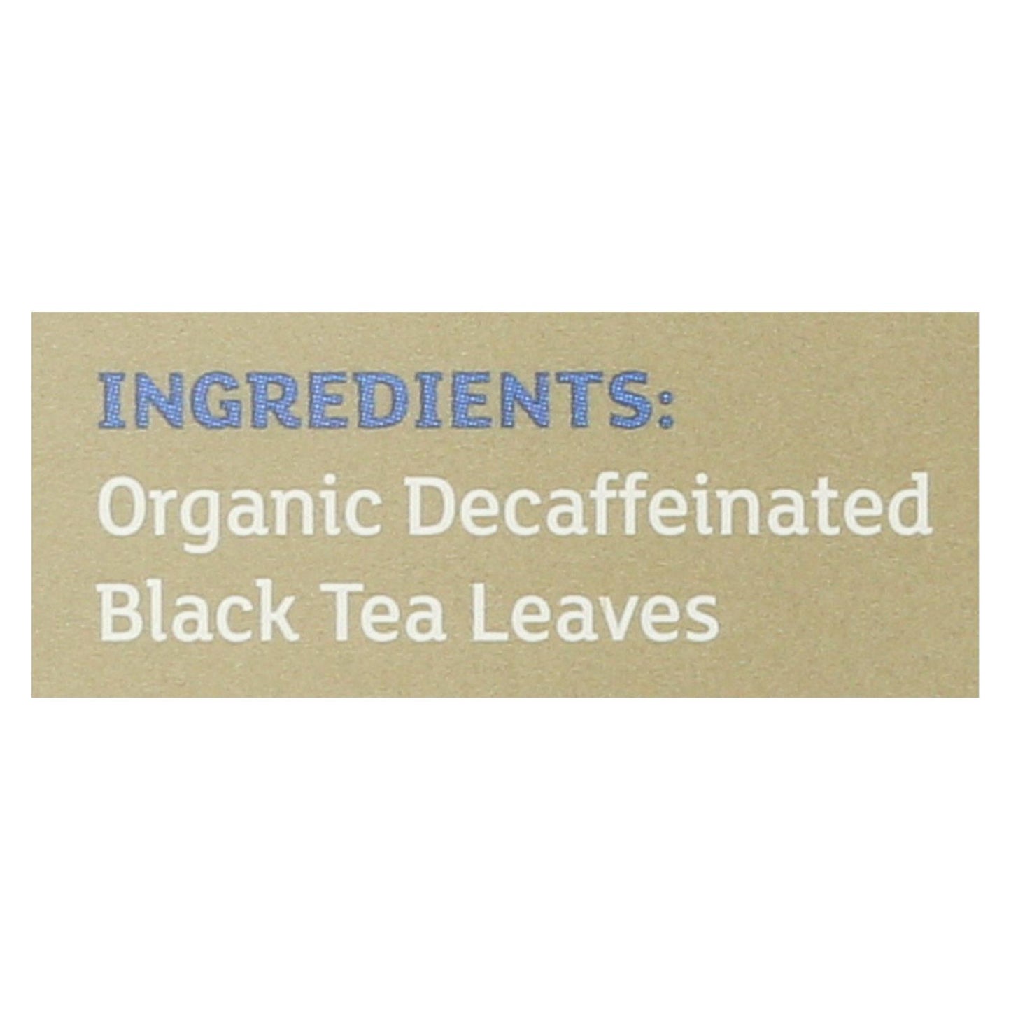 Equal Exchange Organic Decaf Black Tea - English Breakfast - Case of 6 - 20 Bags