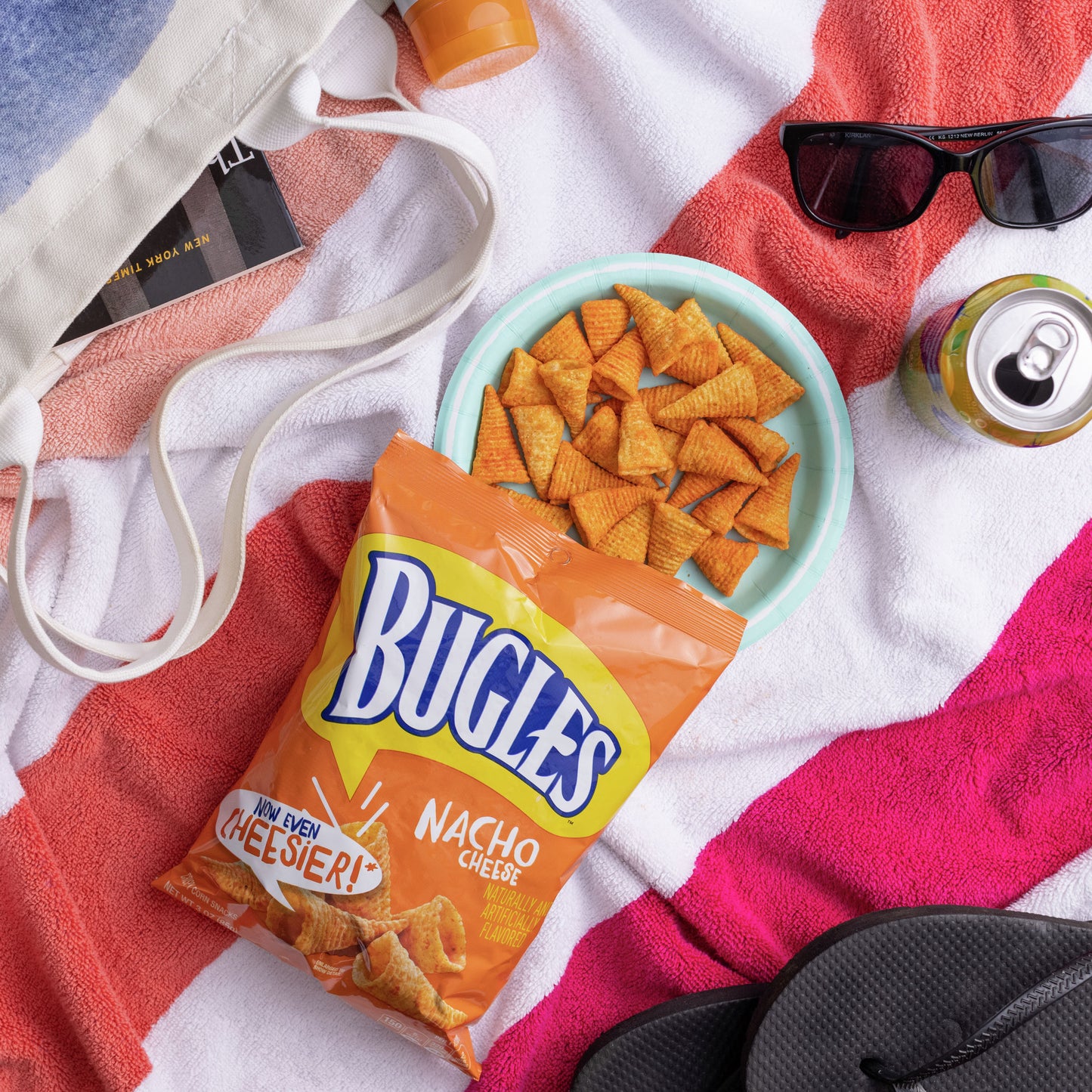 Bugles™ Snack Nacho Cheese 3 Ounce Size - 6 Per Case.