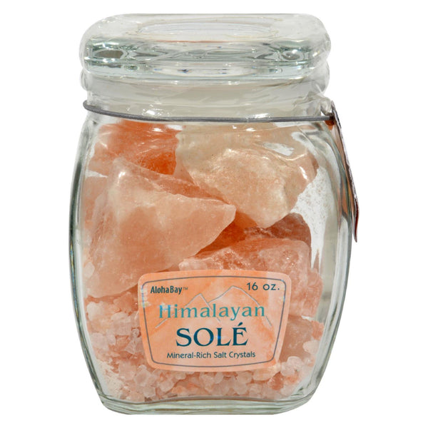 Himalayan Salt Sole Salt Chunks in Jar - 16 Ounce