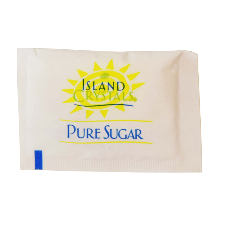 Island Crystals Sugar Packet Mil 0.1 Ounce Size - 2000 Per Case.