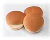 Bun White Hamburger 4" Sliced 2.2 Ounce Size - 96 Per Case.