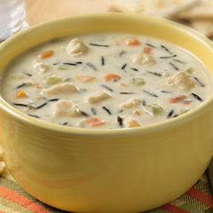 Blount Creamy Chicken & Rice Soup Frozen 4 Pound Each - 4 Per Case.