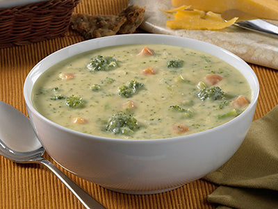 Blount Broccoli & Cheese Soup Frozen 4 Pound Each - 4 Per Case.