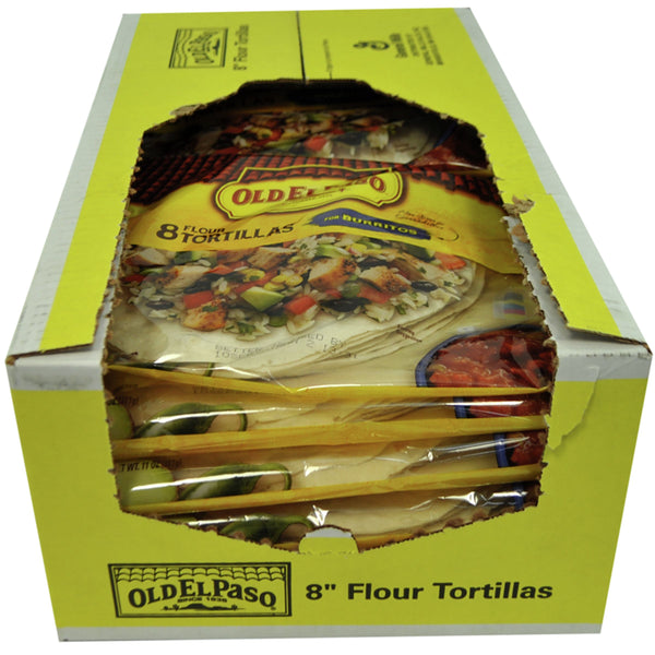 Old El Paso™ Shells Tortilla 8" 11 Ounce Size - 12 Per Case.