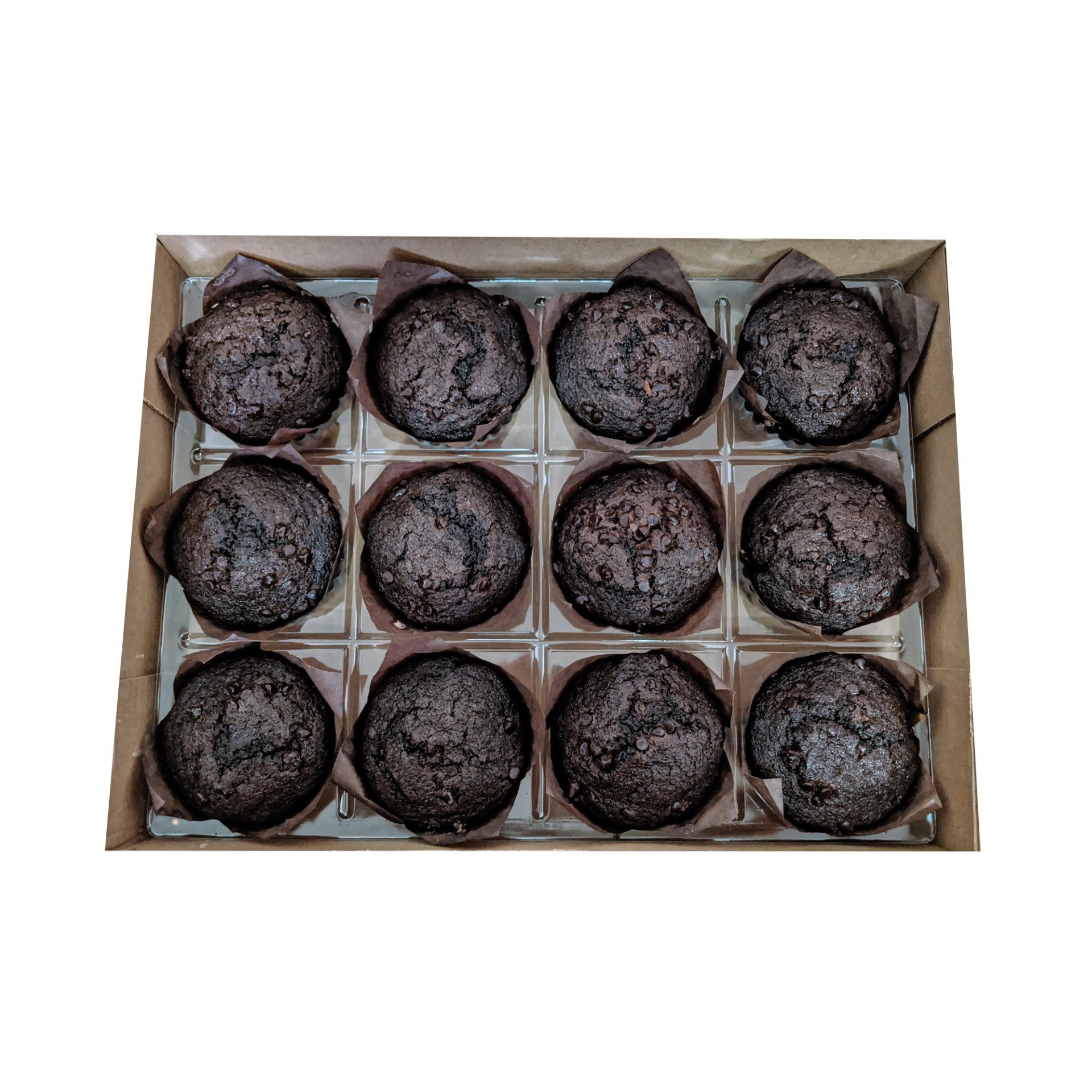 Choc Chocolate Chip Muffins 5 Ounce Size - 24 Per Case.