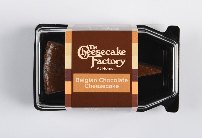 Belgian Chocolate Cheesecake Single Slice 3.43 Ounce Size - 12 Per Case.