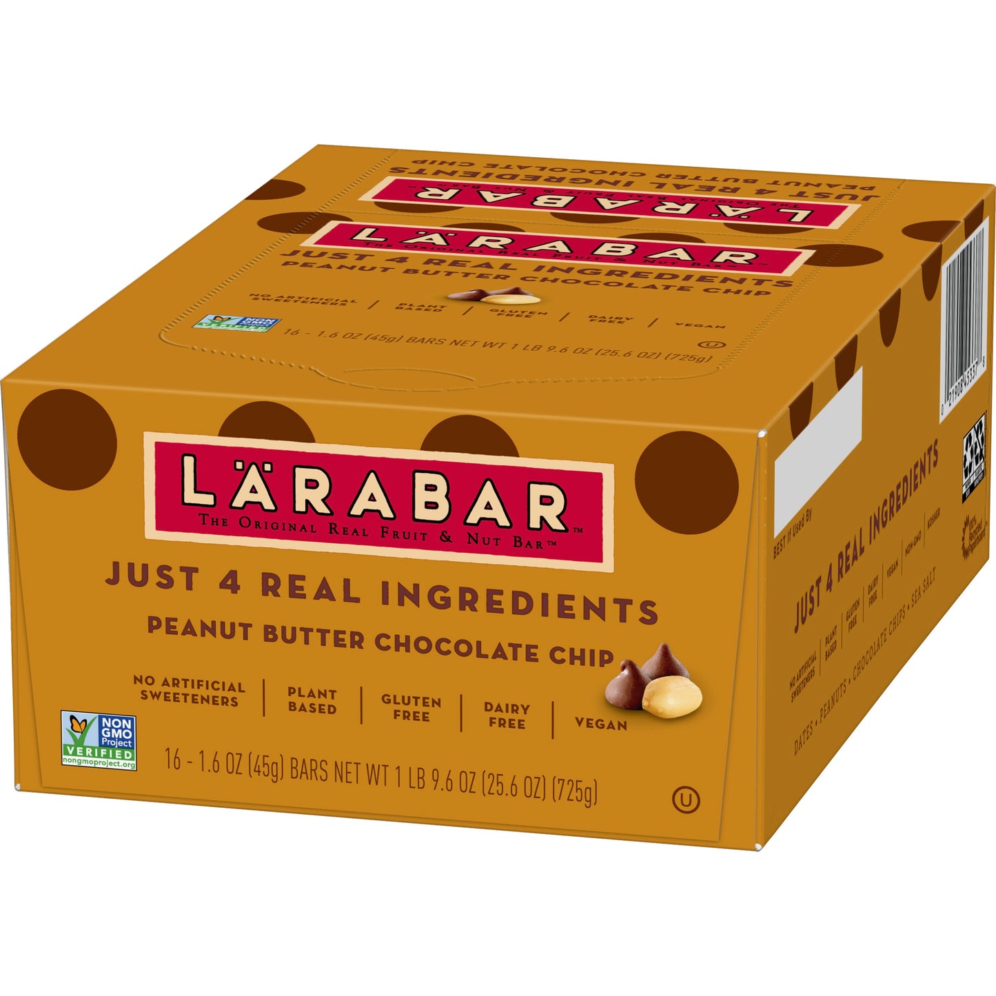 Larabar™ Wellness Bars Peanut Butter Chocolate Chip 25.6 Ounce Size - 4 Per Case.