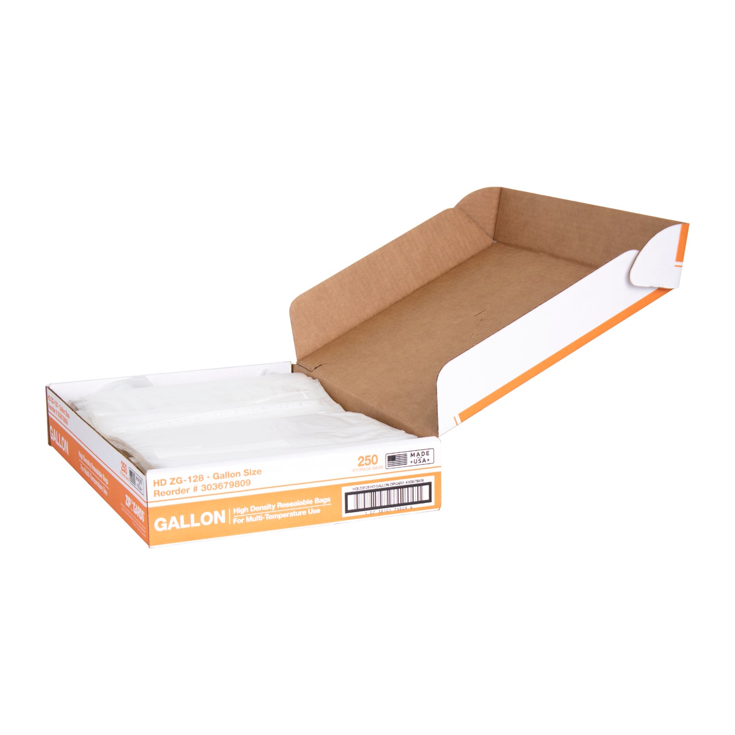 Bag High Density Recloseable Freezer Bag 250 Each - 1 Per Case.