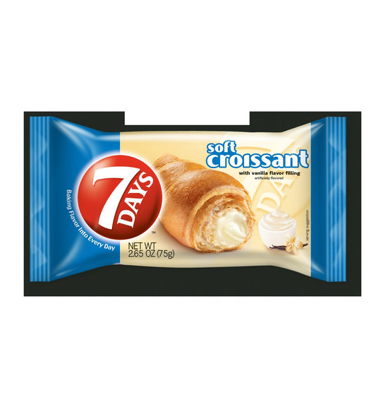 Days Soft Croissant Vanilla 2.65 Ounce Size - 24 Per Case.