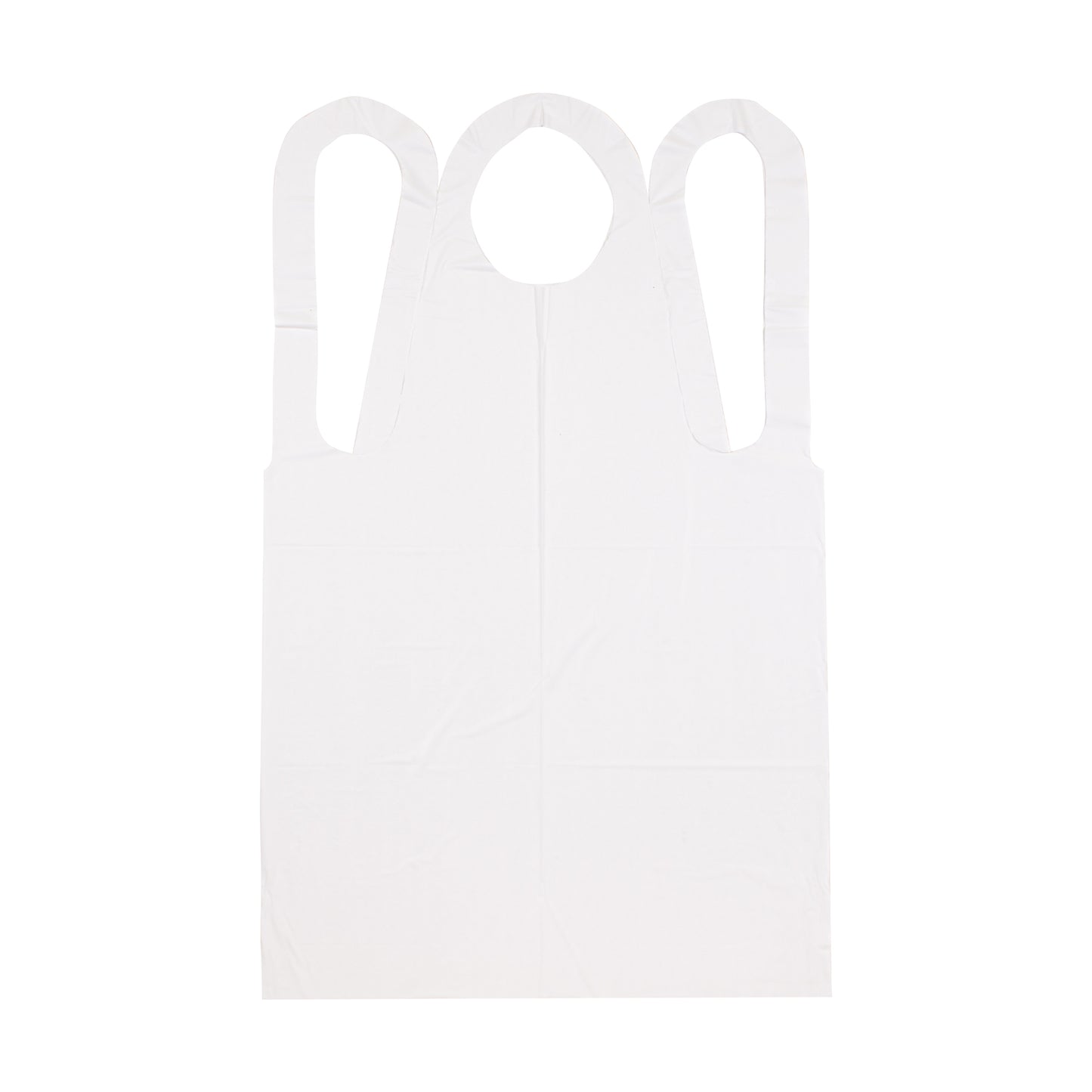 Neatgards Medium Duty Embossed White Poly Apron 100 Each - 1 Per Case.