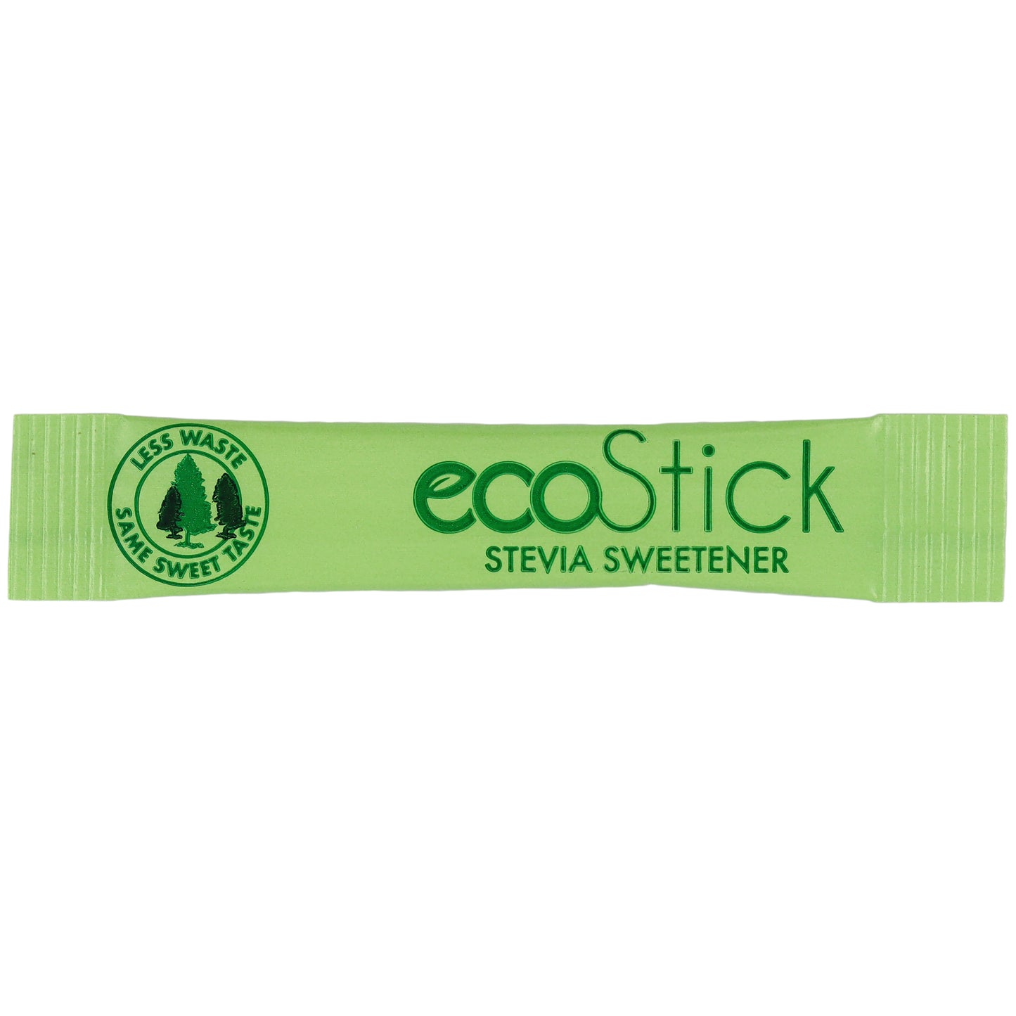 Ecostick Sugar Substitute Stevia Green Sticks 0.5 Grams Each - 2000 Per Case.