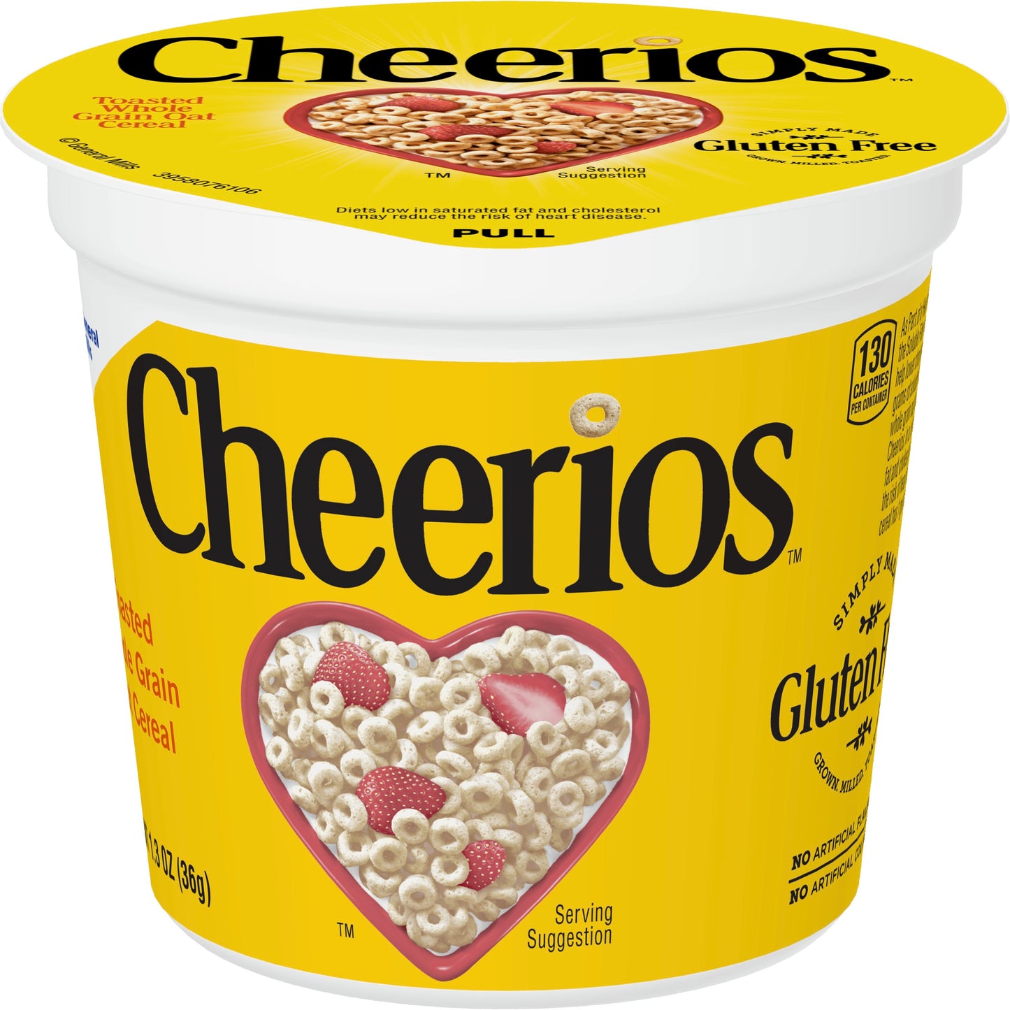 Cheerios™ Cereal Single Serve Cup 1.3 Ounce Size - 60 Per Case.