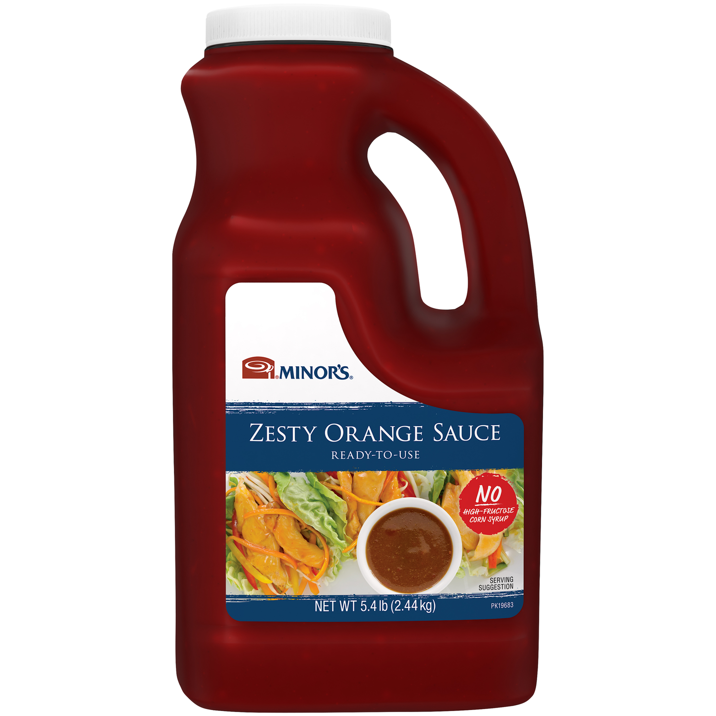 Minor's Zesty Orange Sauce Ready-To-Use 0.5 Gallon - 4 Per Case.