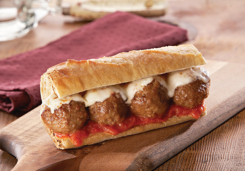 Cooked Beef & Chicken Meatball 5 Pound Each - 2 Per Case.