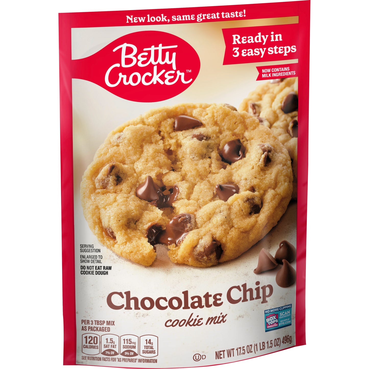 Betty Crocker™ Cookie Mix Chocolate Chip 17.5 Ounce Size - 12 Per Case.