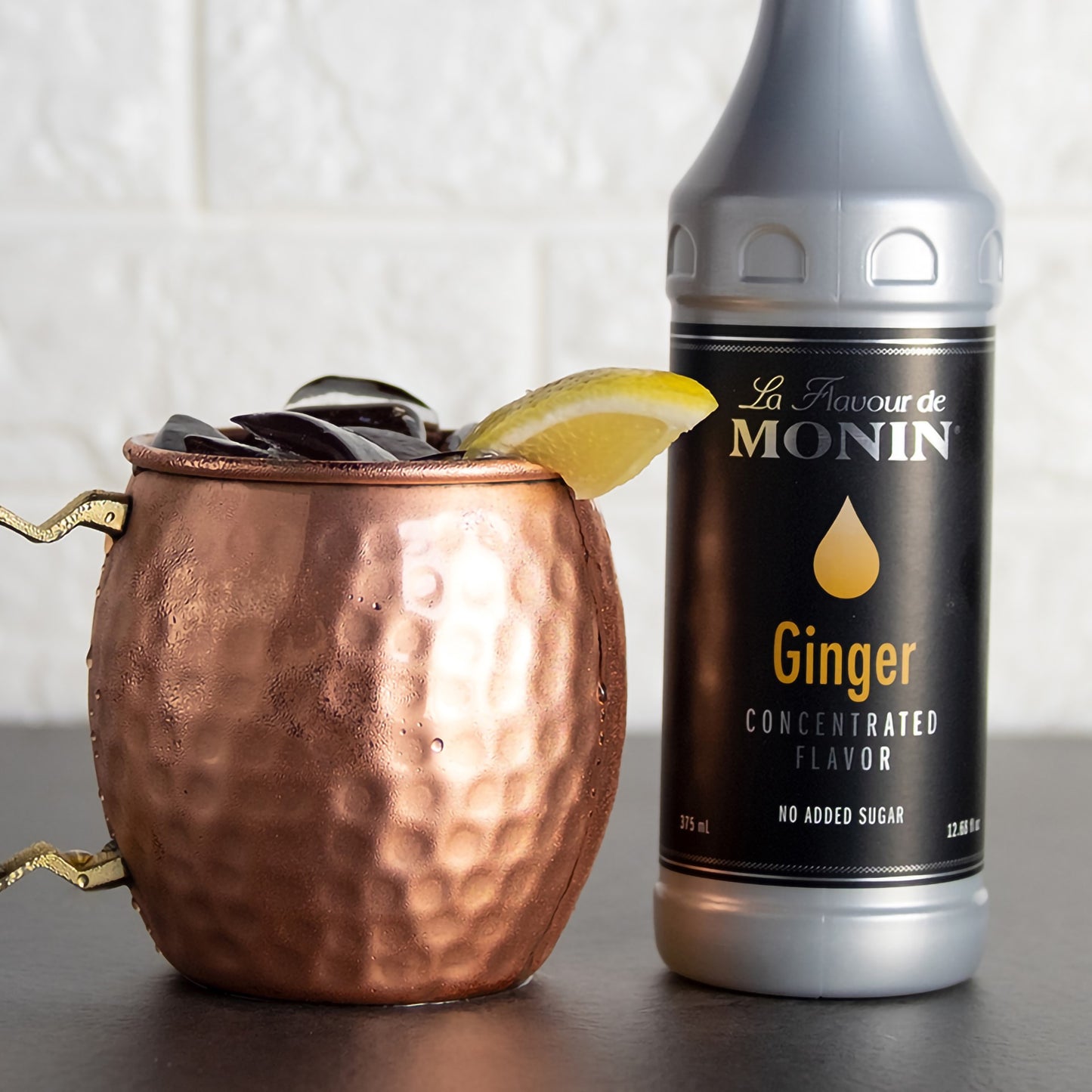 Monin Ginger Conc Flavor 375 ML - 4 Per Case.