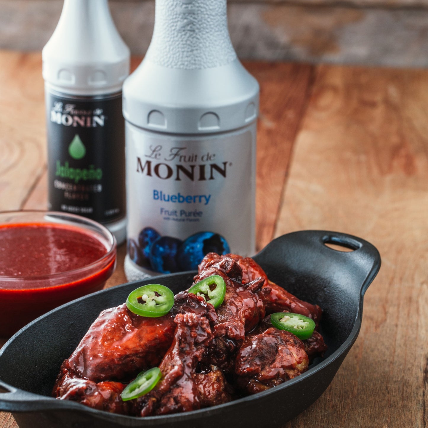 Monin Jalapeno Conc Flavor 375 ML - 4 Per Case.