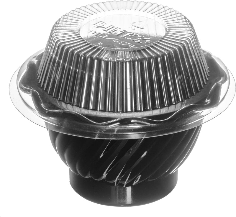 Classic Clear Dome Lid Fits Dxswc Tulip Cup Clear 4.09 In - 1000 Per Case.