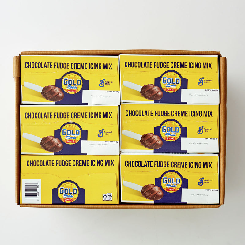 Gold Medal™ Icing Mix Chocolate Fudge Creme 5 Pound Each - 6 Per Case.