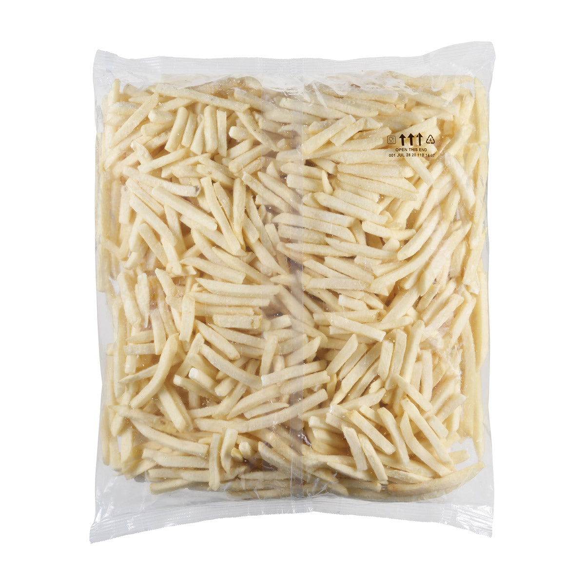 Simplot Infinity 6"x8" Straight Cut Fries 5 Pound Each - 6 Per Case.