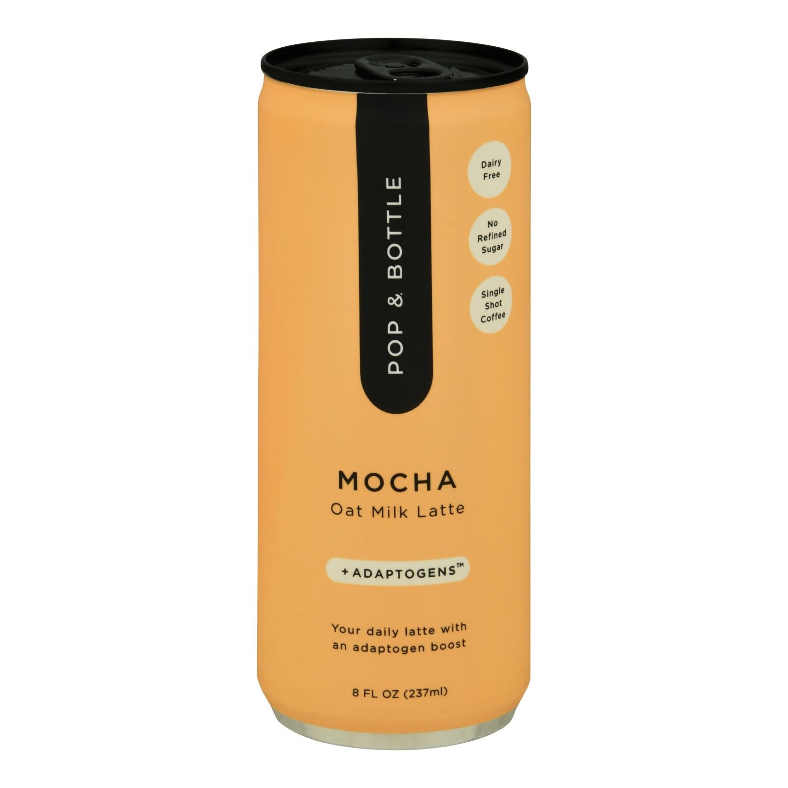 Pop & Bottle - Oat Milk Latte Mocha - Case of 12-8 Fluid Ounce