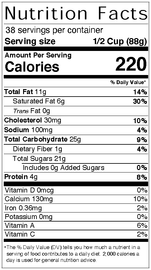 Villa Dolce Traditional Cookies And Cream Gelato 5 Liter - 1 Per Case.