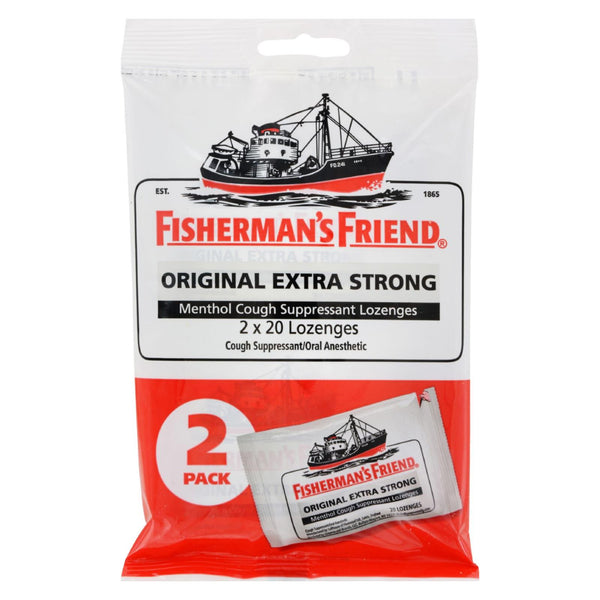 Fisherman's Friend LOunceenges - Original Extra Strong - Dsp - 40 ct - 1 Case