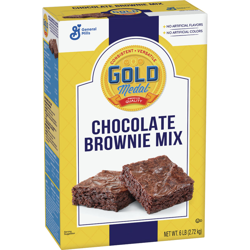 Gold Medal™ Brownie Mix Chocolate 6 Pound Each - 6 Per Case.