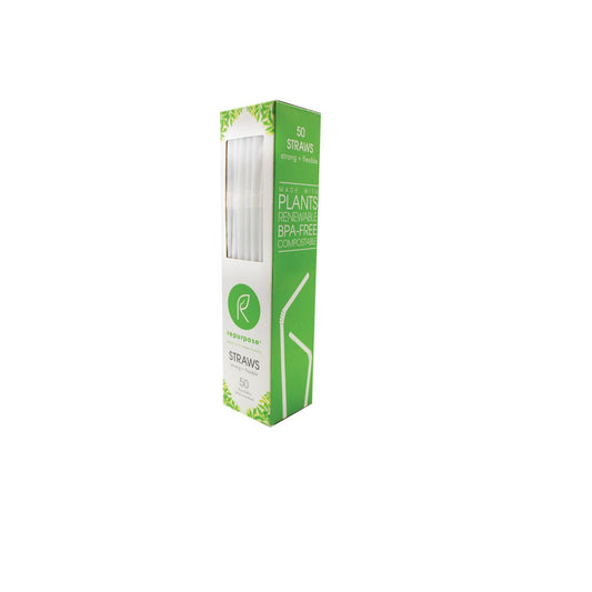 Repurpose Compostable Straws - Case of 20 - 50 count