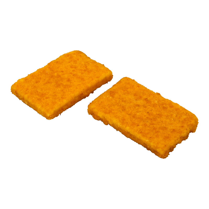 Oven Ready Breaded Cod Rectangles Kosher 10 Pound Each - 1 Per Case.