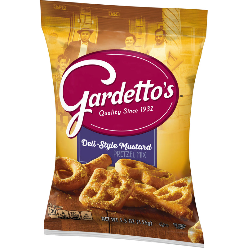 Gardetto's™ Snack Mix Deli Style Mustard Pretzel 5.5 Ounce Size - 7 Per Case.